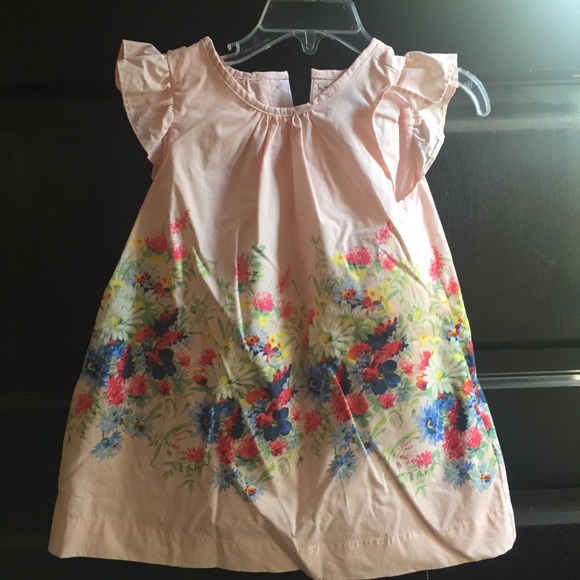 Baby Gap New With Tag Easter Floral Dress 18-24 - Picture 2 of 7